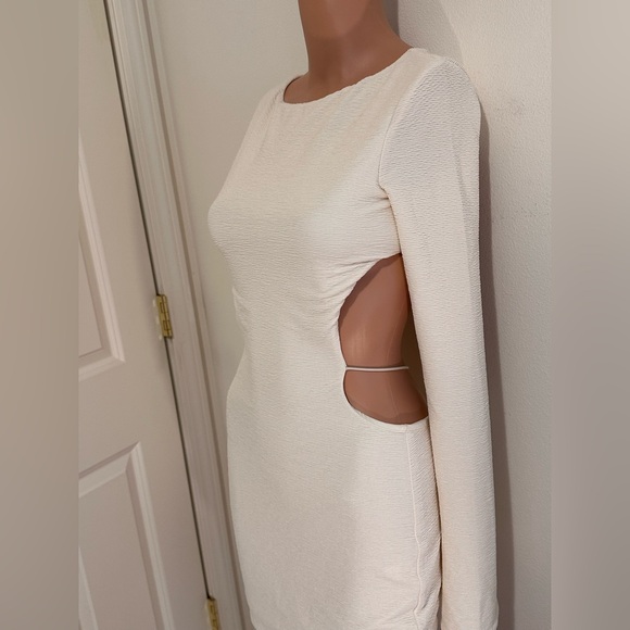 bow mini dress white Rae Rhinestone Bow Mini Dress – Madida Clothing